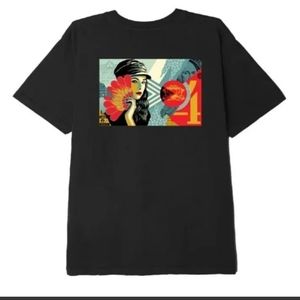 OBEY Fan The Flames t shirt unisex